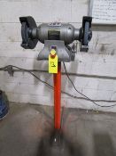Jet 8 in. Model IBG-8 Industrial Grinder; 1-HP, 115-V, with Stand (Bolted to Floor) (Location: