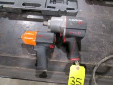 Lot - (1) Earthquake XT Model EQ34XT Impact Wrench & (1) Ingersoll Rand 1/2 Model 2135QTL-2