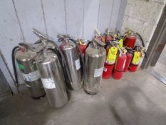 Lot - (15) approx. Assorted Fire Extinguishers (Location: Savannah, GA)
