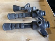 3x Hose Fire Nozzles from UK Fire & Rescue