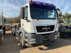 2010 MAN TGS 26.440 6x2 Chassis Cab Rear Lift Axle, PTO Euro 5 Engine