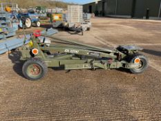 Hydraulic Weapon Loading Trailer Type R complete with tow bar From RAF.