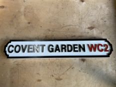 Lovely Covent Garden Road Sign