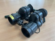1x Pair of British Army L12A1 Avimo Self Focusing 7x42 Waterproof Binoculars