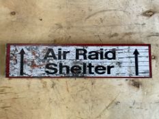 Air Raid Shelter Sign