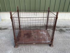 HOME OFFICE/MOD Steel Stacking Stillage W/ Removable Posts & Sides