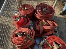 23x Rolls of Duraline / Macron Lay Flat Fire Hose from MOD