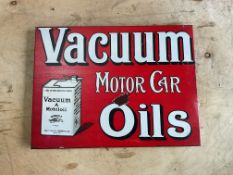 Vacuum Motor Oil Enamel Sign