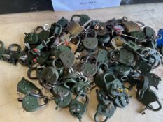 60x Padlocks / Keys from MOD