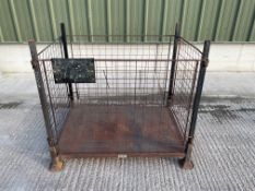 HOME OFFICE/MOD Steel Stacking Stillage W/ Removable Posts & Sides