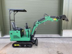 Brand New Unused Unissued 2023 PC 10 Mini-Excavator 12 HP Diesel Engine Rubber Tracks Front Blade