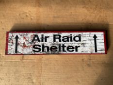 Air Raid Shelter Sign
