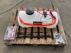 New Unused Quad Bike/ATV 50 Litre Sprayer,Kit with spray bar and Lance, 12 Volt Pump, Attachments