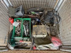 1x Stillage of VM Tools, Tool Boxes, Air Lines, Trailer Leads etc, from MOD