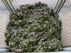 1x Stillage of Woodland Camo Netting