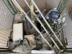 1x Stillage of Antenna Mast Equipment Electronics, Antenna Leads etc