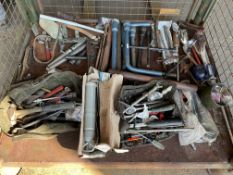 1x Stillage of VM Tools, Grease Gun etc, from MOD
