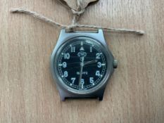 Rare CWC 0552 Royal Marines/Navy Service Watch, Nato Marks, Date 1989