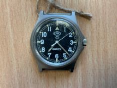CWC W10 British Army Service Watch, Nato Marks, Date 1998 (Small Chip In Glass)