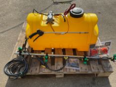 New Unused Quad Bike/ATV 100 Litre Sprayer,Kit with spray bar and Lance, 12 Volt Pump, Attachments