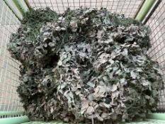 1x Stillage of Woodland Camo Netting