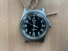 Nice CWC W10 British Army Service Watch, Water Resistant to 5ATM, Nato Marks, Date 2005