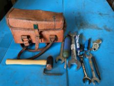 Leather Tool Bag with Tools, from MOD