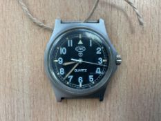 CWC W10 British Army Service Watch, Nato Marks, Date 1991, Gulf War 1