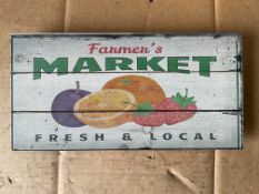 Farmers Market Advertising Sign