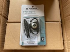 300x (30x Boxes) of New Unissued Motorola D-Style Earpiece Headsets from UK Fire Rescue