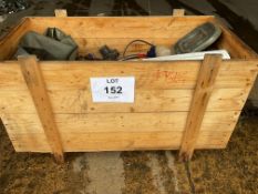 1X WOOD CRATE OF VEHICLE/FV TOOLS ETC ( CRATE INCLUDED)