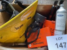 1X BOX OF FIRE AND RESCUE EQUIPMENT FROM UK FIRE & RESCUE SERVICES