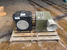 2x Gibbons Air Blowers for Inflating Portable Buildings etc, from MOD