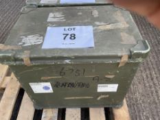 Waterproof Aluminium Zarges Type Transit Box, from MOD