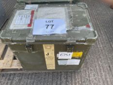 Waterproof Aluminium Zarges Type Transit Box, from MOD