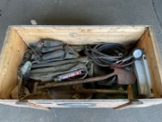 1x Wooden Crate of British Army FV / Vehicle CES Equipment, from MOD - CRATE INCLUDED