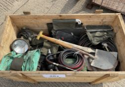 1x Wooden Crate of FV / Vehicle CES Kits, from UK MOD - CRATE INCLUDED