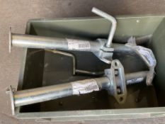 2x New Unissued Trailer Support Legs, from MOD