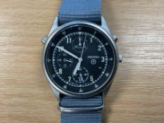 Seiko Gen 2 Date Adjust Pilots Chrono RAF Tornado Force Issue, Date 1993, Sn° 887