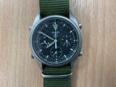 Seiko Gen 1 Pilots Chrono RAF Harrier Force Issue, Nato Marks, Date 1990, Sn° 9752