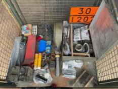 1x Stillage of Spares Kits, Tool Box, Lay Flat Hoses, Grease, Oils etc, from MOD