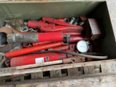 BLACK HAWK MODEL P420 HYDRAULIC PORTA POWER KIT WITH RAMS &ACCESSORIES