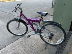 Ammaco Star Burst 21 Gear, Grip Shift, Full Suspension Mountain Bike