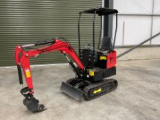 2024 Unissued JPC 1020KG 12HP Diesel Rubber Track Mini Excavator c/w Front Blade etc