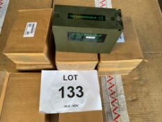 8x New Unissued Clansman 24V 5A-H Rechargeable Batteries, from MOD