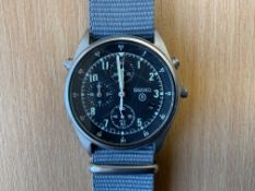 Seiko Gen 2 Pilots Chrono RAF Tornado Force Issue , Sn° 1952, Date 1995, from MOD