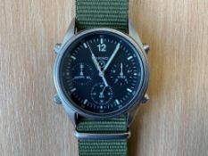 Seiko Gen 1 Pilots Chrono RAF Harrier Force Issue , Sn° 4690, Date 1987, from MOD