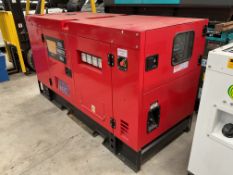 New Unissued 60 KVA 3 Phase Diesel Generator 400/230V, c/w Manuals etc