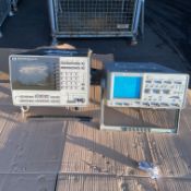 1x Hewlett Packard 3561A Signal Analyser and Instek Gos-6112 Oscilloscope, from MOD