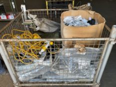 1x Stillage of Extension Leads, Army Tents etc